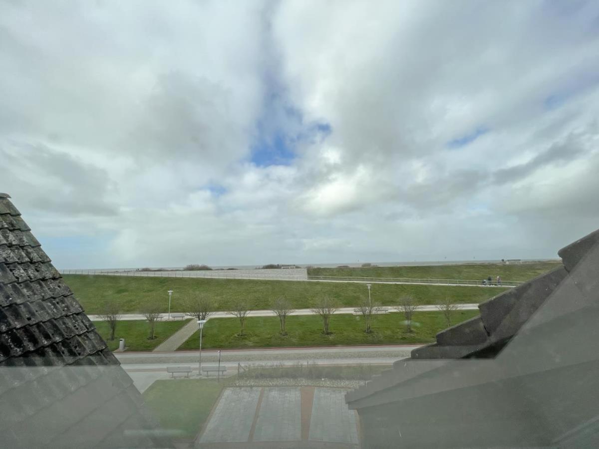Deichblick 6 In Norddeich- Urlaub Mit Meerblick Am Strand Norden Esterno foto